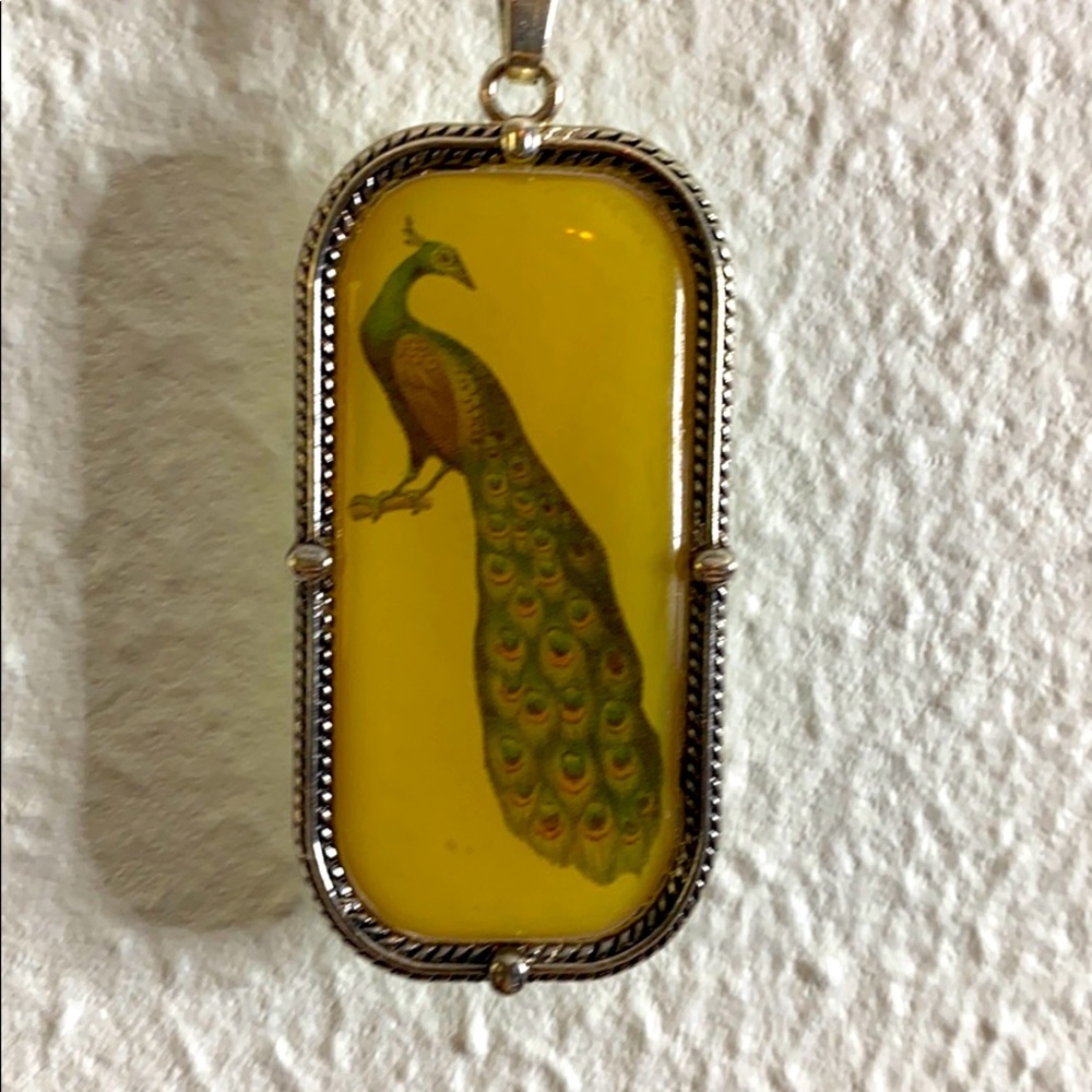 Peacock Pendant Necklace